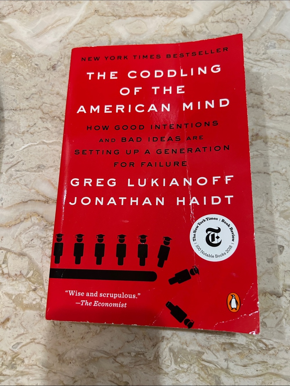 The Coddling of the American Mind Book by Jonathan Haidt